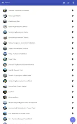 Hydroelectric power plants android App screenshot 4